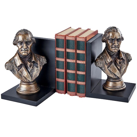 George Washington American Statesman Sculptural Bookends